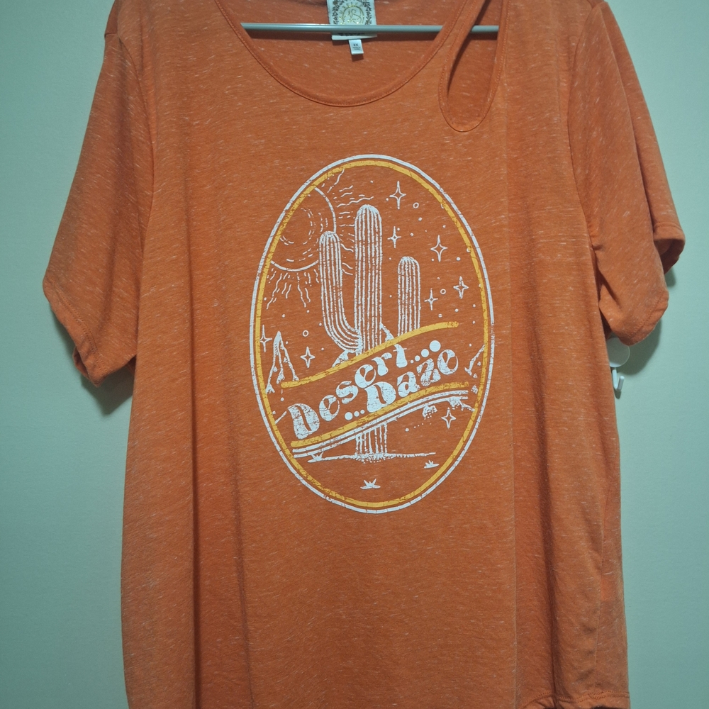Orange Desert Graphic T-Shirt